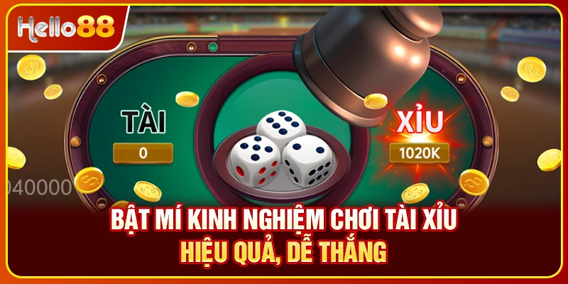 Bật mí kinh nghiệm chơi Tài Xỉu hiệu quả, dễ thắng